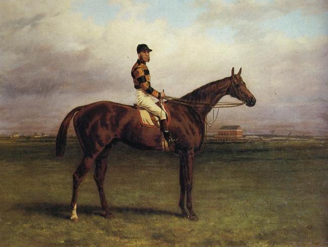 Harry Hall Mr.R.N.Blatt's 'Thorn' With Busby Up on york Bacecourse oil painting picture